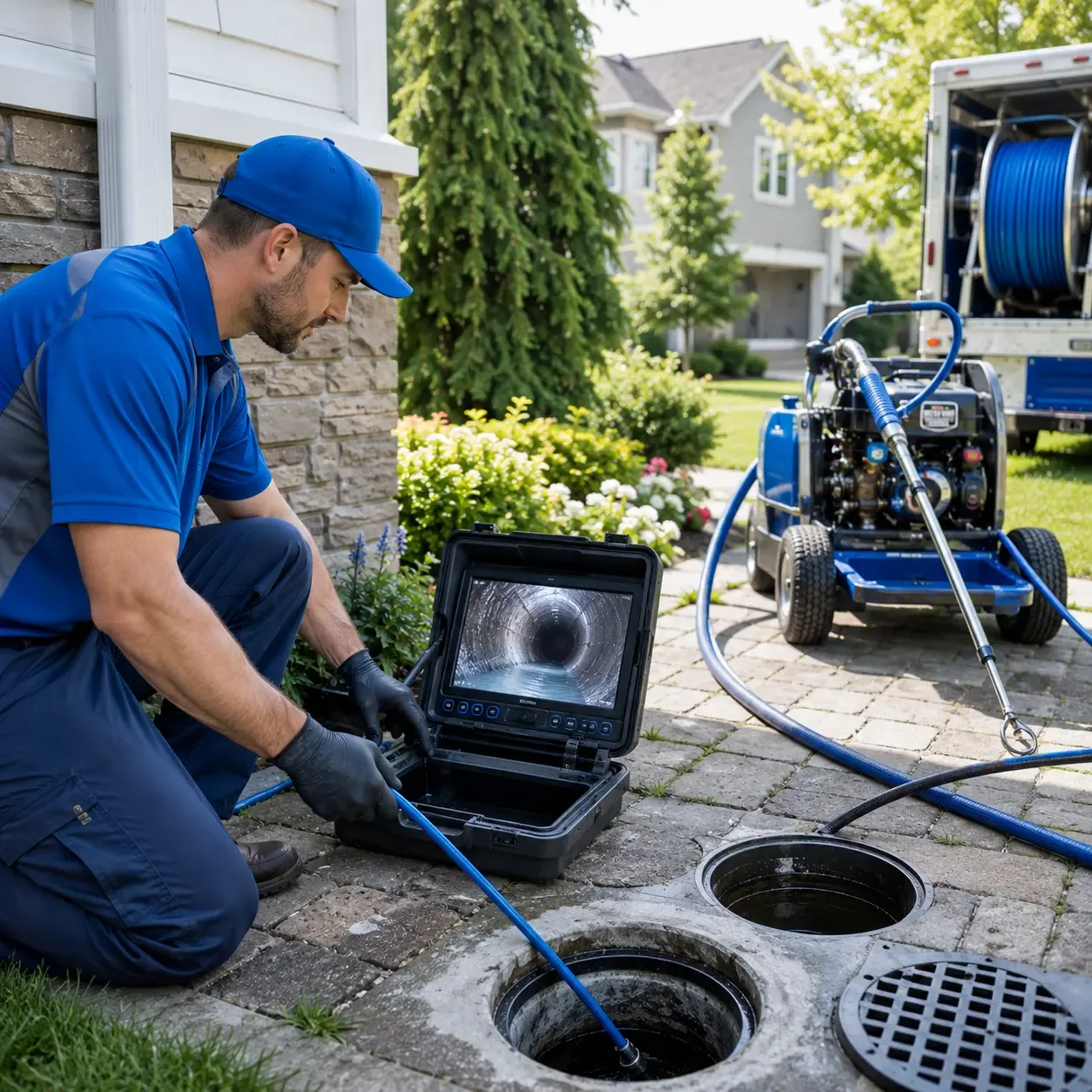 Outdoor drain cleaning professionals serving Monahans, TX